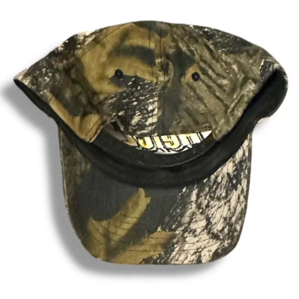 Hertz Equipment Rental Camo Hat Snapback Cap 100% Cotton OSFA Outdoor Retro Y2K